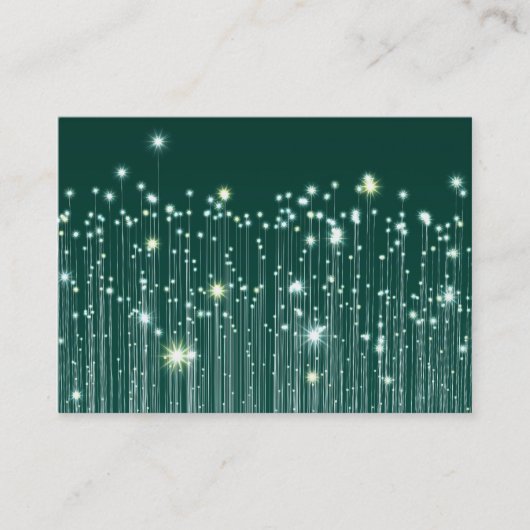 Carte De Visite Univers optique de fibre (Devant)