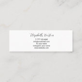 Carte de visite universel (Dos)