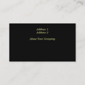 Carte de visite universel (Dos)