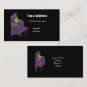 Carte De Visite Upholerie et conception (Devant / Derrière)