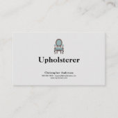 Carte De Visite Upholsterer (Devant)