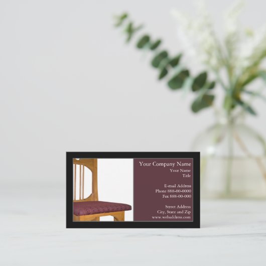 Carte de visite Upholsterer (Debout devant)