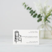 Carte de visite Upholsterer revendeur de magasin d (Debout devant)