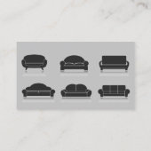 Carte De Visite Upholstery de réparation de meubles (Dos)