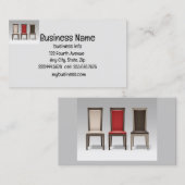 Carte De Visite Upholstery de réparation de meubles (Devant / Derrière)