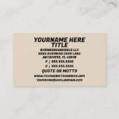 Carte De Visite Upholstery Upholstery Pushion Ruppé (Dos)