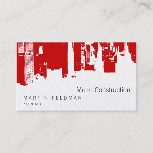 Carte De Visite Uptown Remodel (Devant)