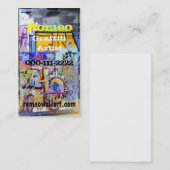Carte de visite urbain de graffiti (Devant / Derrière)