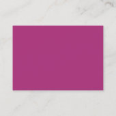 Carte de visite urbain de profil de diva (Dos)