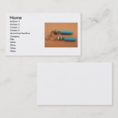 Carte de visite urbain de turquoise (Devant / Derrière)