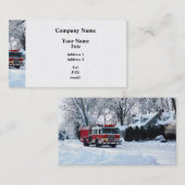 Carte De Visite Urgence hivernale (Devant / Derrière)