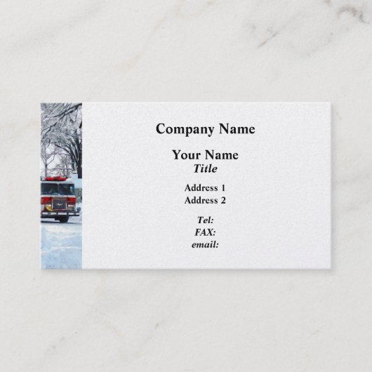 Carte De Visite Urgence hivernale (Devant)