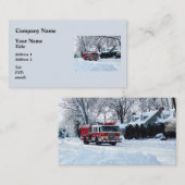 Carte De Visite Urgence hivernale (Devant / Derrière)