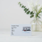 Carte De Visite Urgence hivernale (Debout devant)
