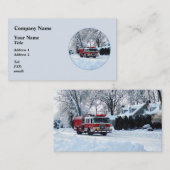 Carte De Visite Urgence hivernale (Devant / Derrière)