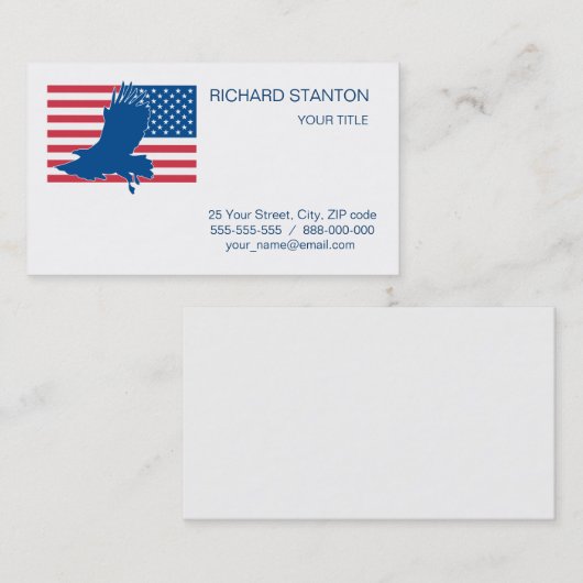 CARTE DE VISITE US (Devant / Derrière)