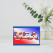 CARTE DE VISITE USA (Debout devant)