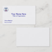 CARTE DE VISITE USAID (Devant / Derrière)