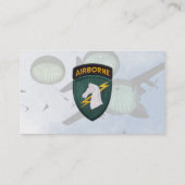 Carte De Visite USASOC 1er opérations spéciales SOCOM vétérans pat (Dos)