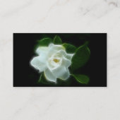 Carte De Visite Usine blanche de fleur de gardénia (Dos)