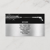 Carte De Visite Usine de lavage à pression professionnelle (Dos)