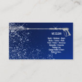 Carte De Visite Usine de lavage à pression professionnelle (Dos)