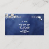 Carte De Visite Usine de lavage à pression professionnelle (Dos)