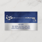 Carte De Visite Usine de lavage à pression professionnelle (Dos)