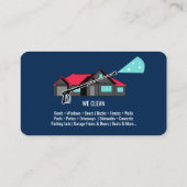 Carte De Visite Usine de lavage à pression professionnelle (Dos)