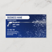 Carte De Visite Usine de lavage à pression professionnelle (Devant)