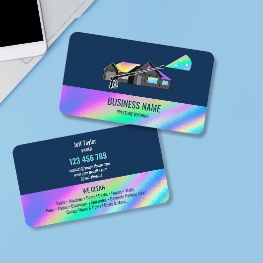 Carte De Visite Usine de lavage à pression professionnelle