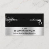 Carte De Visite Usine de lavage à pression professionnelle (Dos)