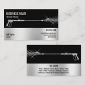 Carte De Visite Usine de lavage à pression professionnelle (Devant / Derrière)