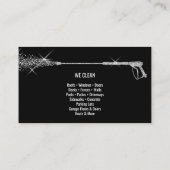 Carte De Visite Usine de lavage à pression professionnelle (Dos)