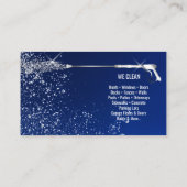 Carte De Visite Usine de lavage à pression professionnelle (Dos)