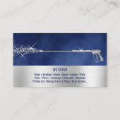 Carte De Visite Usine de lavage à pression professionnelle (Dos)