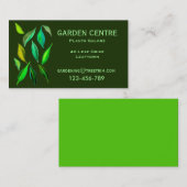 Carte De Visite Usines et arbres de jardinerie (Devant / Derrière)