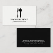 Carte De Visite Ustensiles alimentaires (Devant / Derrière)