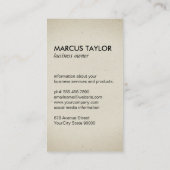 Carte De Visite Ustensiles alimentaires (Dos)