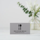 Carte De Visite Ustensiles alimentaires (Debout devant)