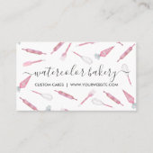 Carte De Visite Ustensiles de boulangerie faits maison (Devant)