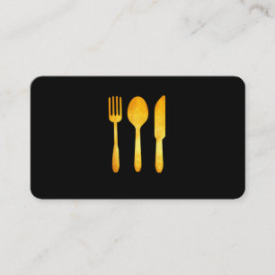 Carte De Visite Ustensiles de cuisine