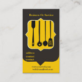 Carte De Visite Ustensiles de cuisine (Dos)