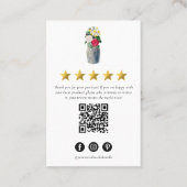 Carte De Visite Ustensiles de cuisine Chef cuisinier Demande de ré (Dos)