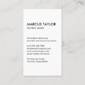 Carte De Visite Ustensiles de cuisine Gold Luxe (Dos)