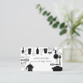 Carte De Visite Ustensiles de cuisson et de Cuisine modernes (Debout devant)