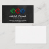 Carte De Visite Ustensiles de restaurant | Restaurant gastronomiqu (Devant / Derrière)