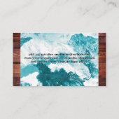 Carte De Visite Ustensiles | Découpe en bois | ABSTRAIT (Dos)