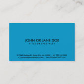 Carte De Visite utah orgueil flou (Dos)