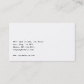 Carte de visite utilisé de pneus (Dos)